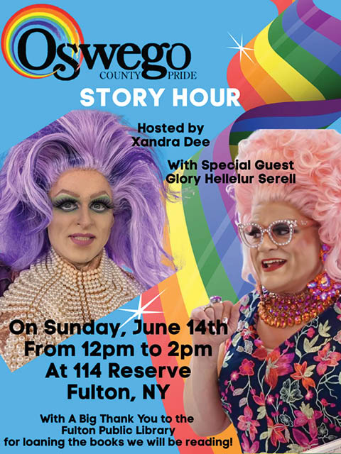 oswego county pride drag story hour 114 reserve 6.14.2026