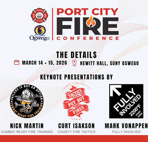 port city fire conference hewitt hall suny oswego 3.14 15.2026