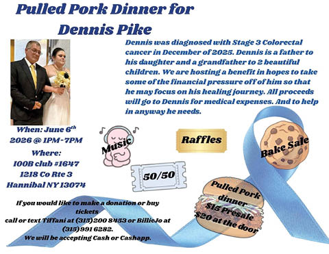 pulled pork benefit dinner dennis pike hannibal ioob 6.6.2026