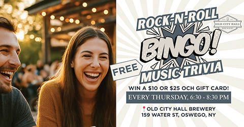 rock n roll music trivia old city hall och thursdays 2026