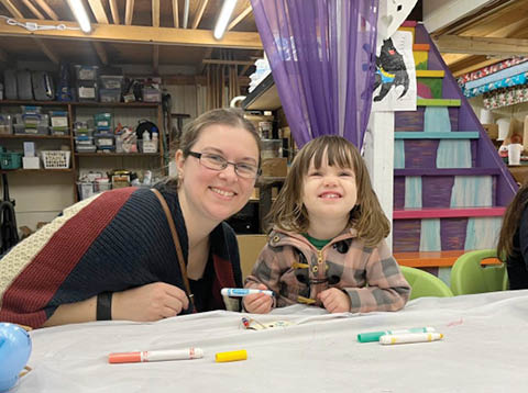 salmon river fine arts center crafts for kids 4.1.2026
