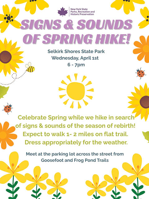 sights sounds guided hike selkirk shores 4.1.2026