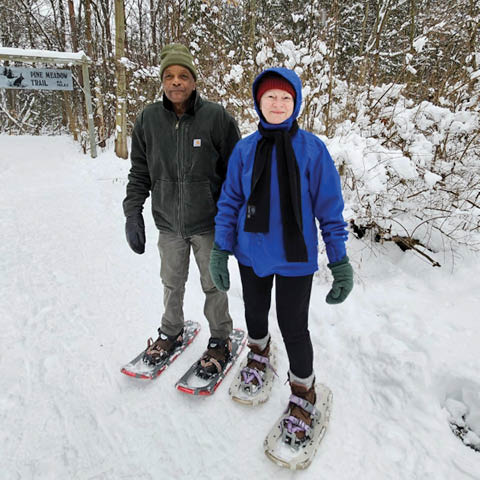 snowshoeing beaver lake 2026