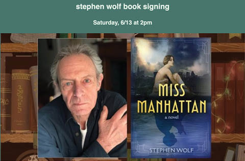 stephen wolf book signing rivers end bookstore 6.13.2026