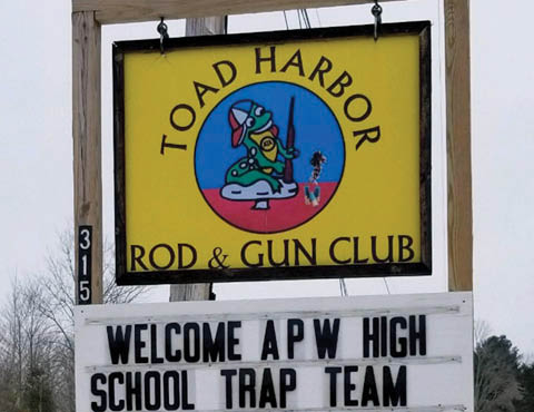 toad harbor rod gun club apw trap shoot fundraiser 5.9.2026