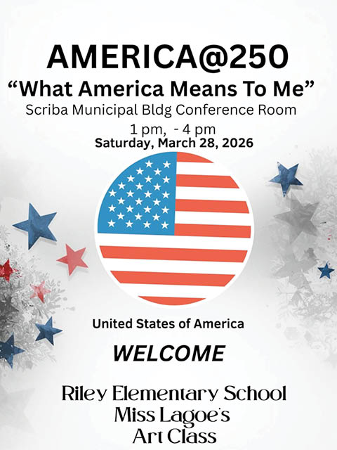 what america means to me scriba municipal building 3.28.2026
