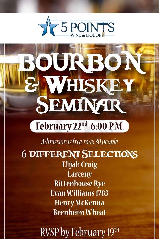 5 points bourbon whiskey seminar