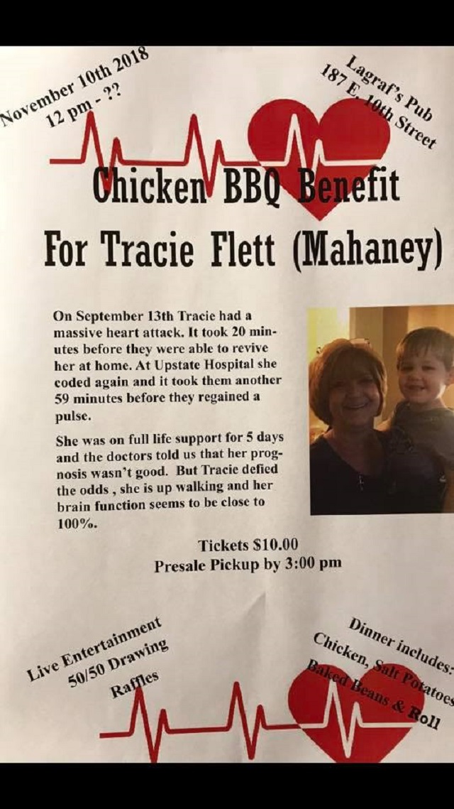 Chicken BBQ Tracie Flett Benefit