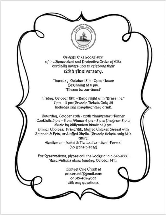 Elks 125th Anniversary