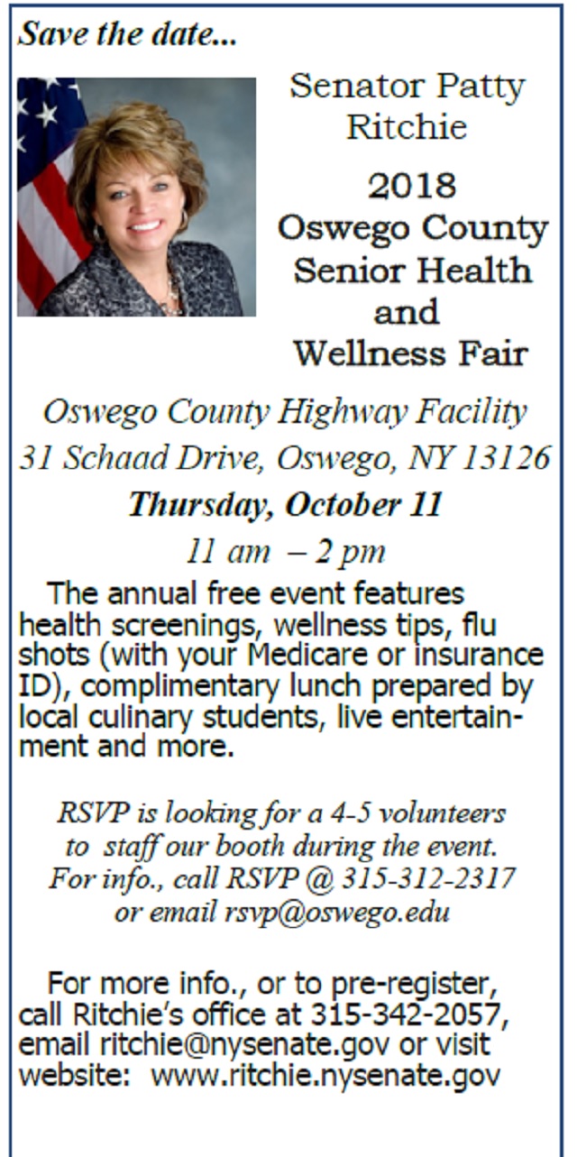 Oswego County Senior Health and Wellness Fair