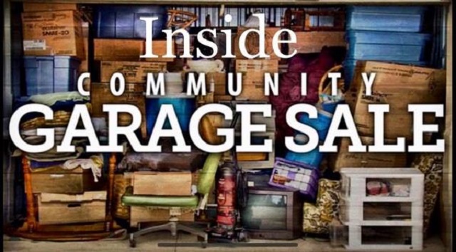 inside garage sale