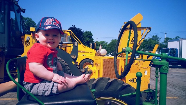 kids and trucks