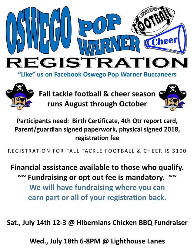 pop warner registration