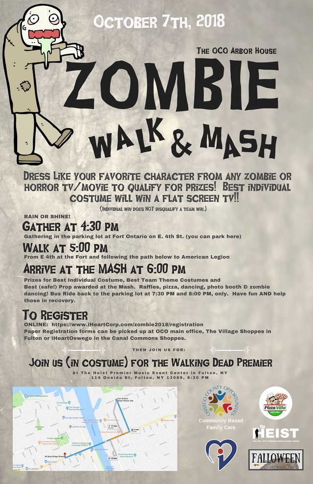 zombie walk mash