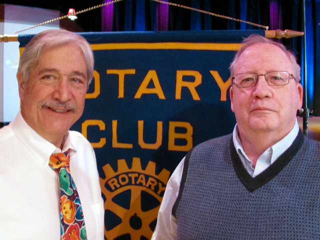 Rick Sivers of Oswego Players Presents at Oswego Rotary