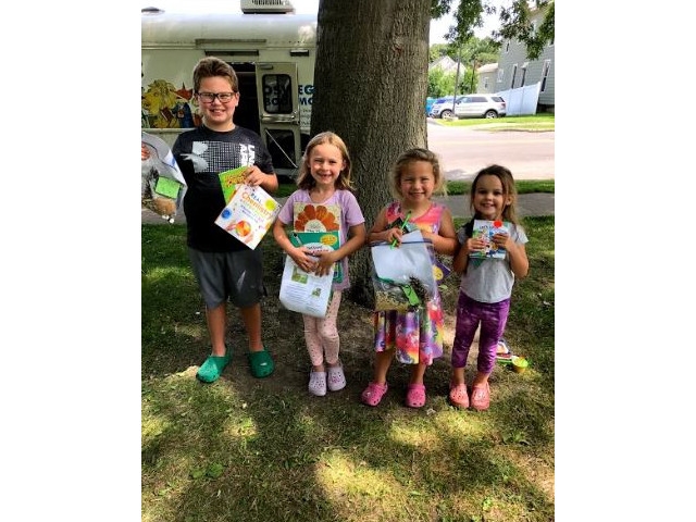 Oswego Bookmobile Stewarts Holiday Match Award