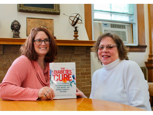Fulton Lions Donate Diabetes Book to Fulton Public Library