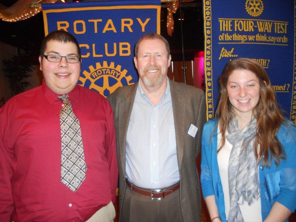 OHS students recognized at Oswego Rotary 