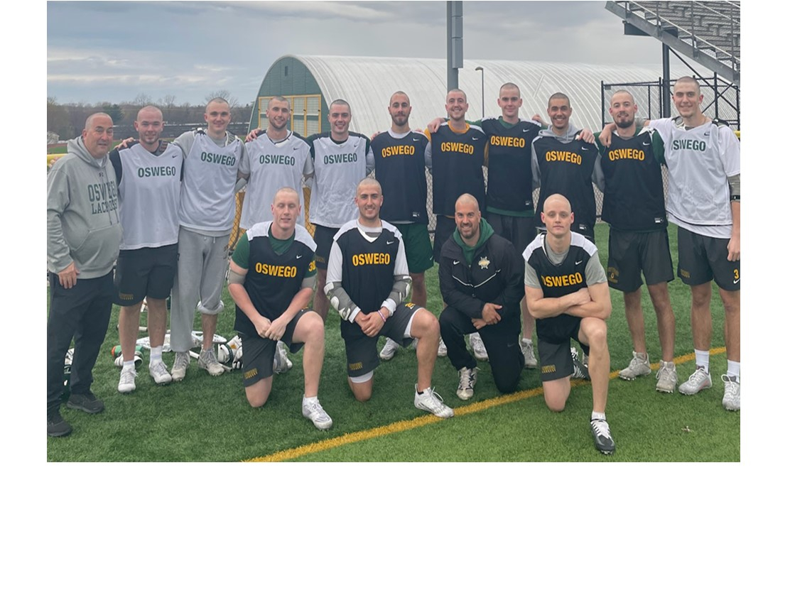 Oswego State Men's Lacrosse Continues Its Tradition of Supporting the St. Baldrick's Foundation