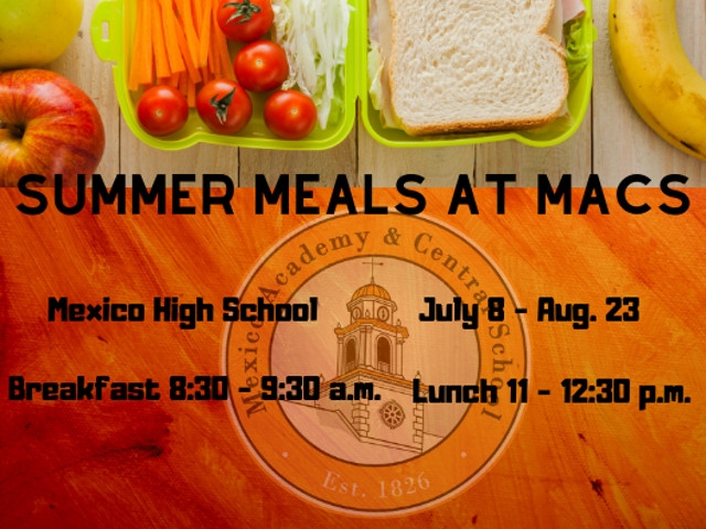 Free Breakfast, Lunch Available at Mexico High School for Children