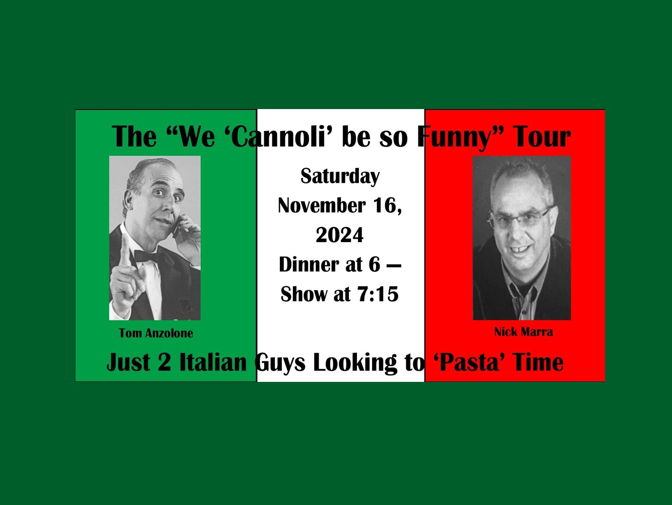"We 'Cannoli' Be So Funny" Tour Comes to The Art Scene in Fulton