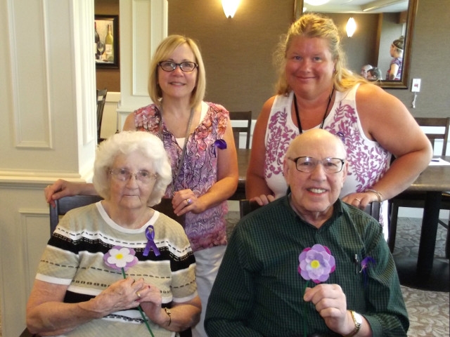 Caregivers Visit The Gardens to Recognize World Elder Abuse Awareness Day