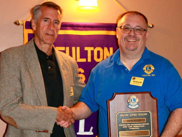 David Guyer Receives ‘Melvin Jones Fellow’ Honor From Fulton Lions