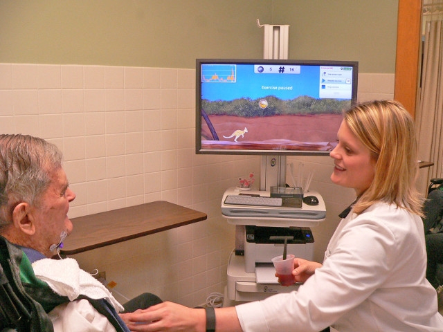 New Rehab Technology More Than A Game at St. Luke and Michaud