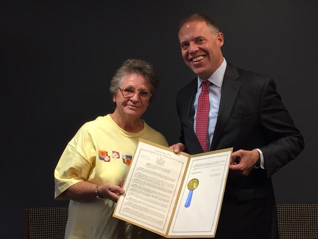 OP ED: Barclay Presents Barb VanSanford with Assembly Resolution
