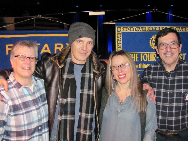 Terry LeRoi and Tammy Wilkinson Present to Oswego Rotary Club
