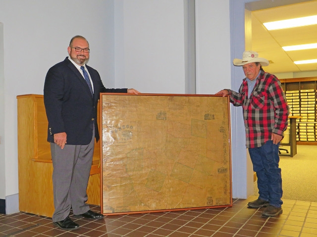 1854 Oswego County Map Donated