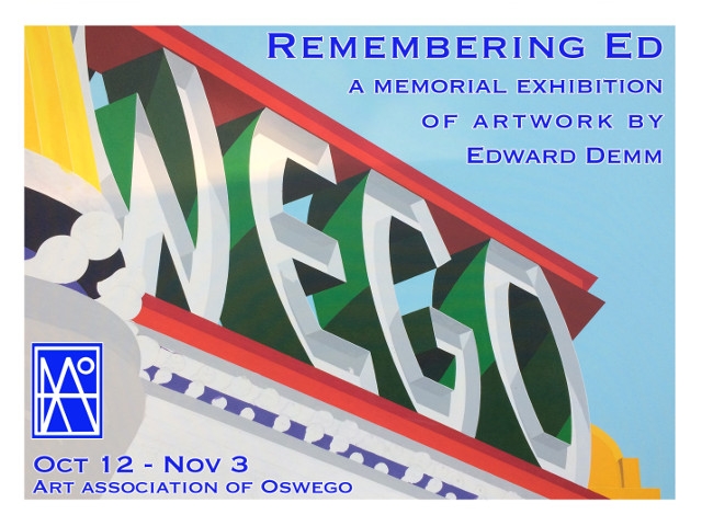 Two Remarkable Exhibitions Start Oct 12th at Art Association of Oswego