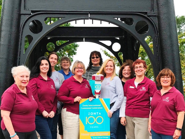 Zonta Club of Oswego Commemorates 100 Years of Zonta International