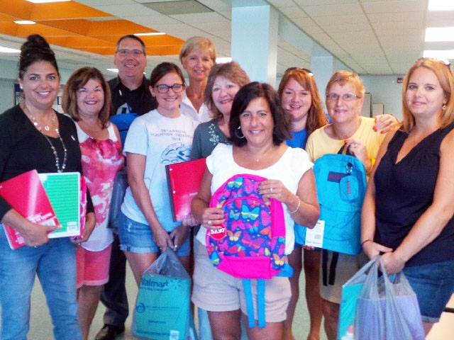 Oswego County Teachers Association Supports United Way Stuff-A-Bus