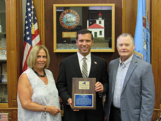 Operation Oswego County Presents Award to William Barlow