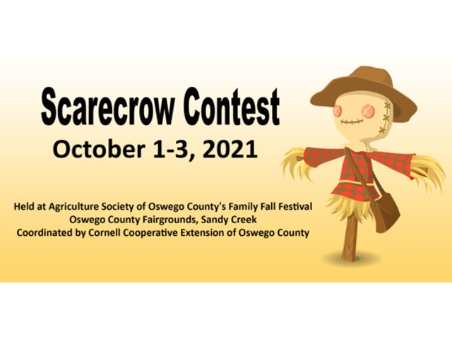 Scarecrow Contest at Family Fall Festival at Oswego County Fairgrounds