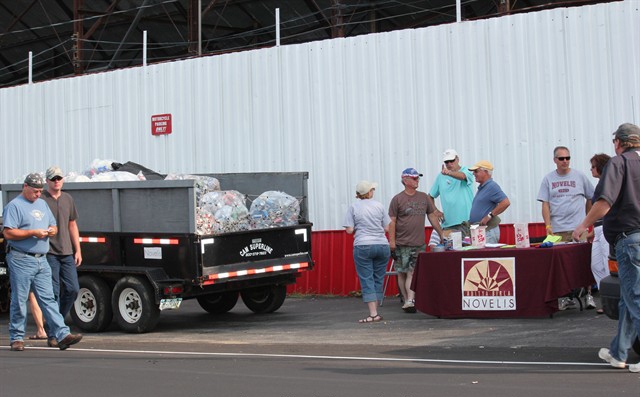 Novelis aluminum recycling program continues at Oswego Speedway