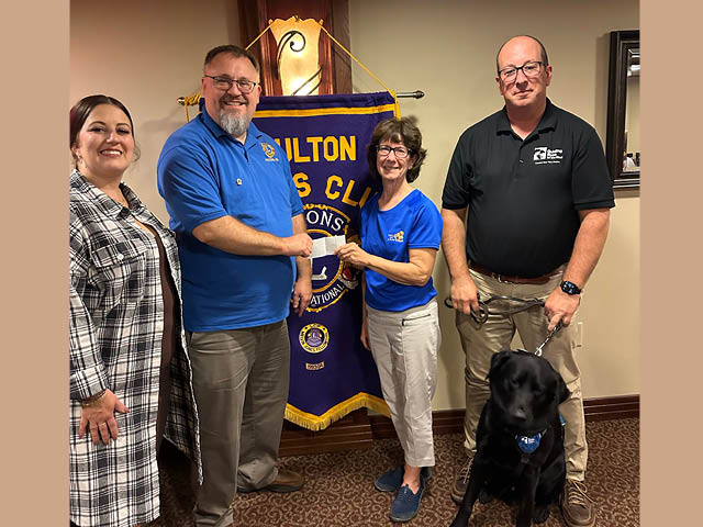 Guiding Eyes For Blind at Fulton Lions September Meeting