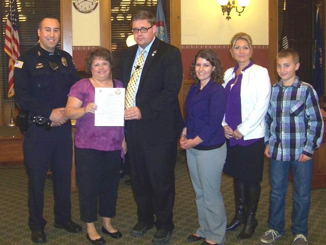 City of Oswego Recognizes Domestic Violence Awareness Month