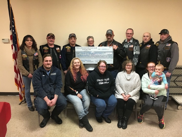 Local MC Club Supports Friends of Oswego County Hospice and Barbara S. Wilcox