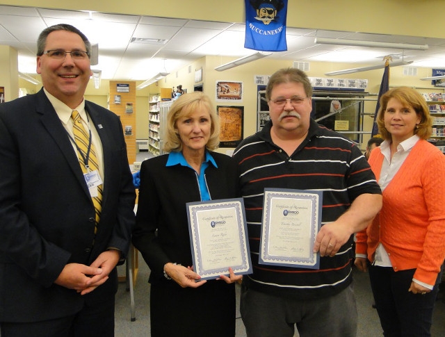 School Board Recognized Retirees