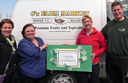 C's Farm Market supports `Bundle of Bucks` charity raffle