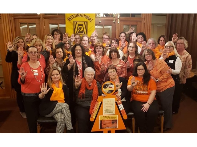 Zonta Club of Oswego Takes Stand Against Gender-Based Violence