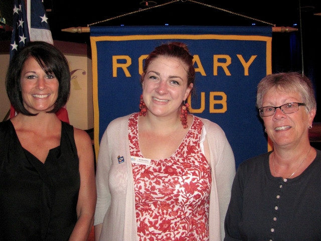 Kristin Earle of Cystic Fibrosis Foundation Presents at Oswego Rotary