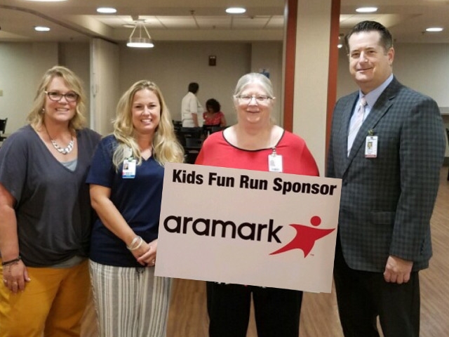 ARAMARK Sponsors Oswego Health’s Kids Fun Run August 10th