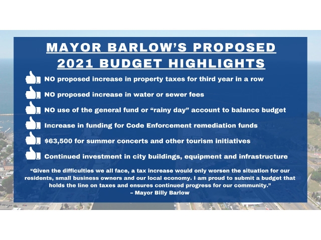 Mayor Barlow Proposes 2021 City of Oswego Operating Budget With No Tax Increase