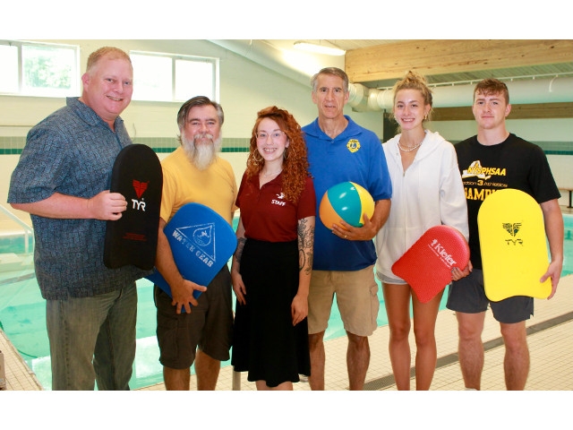 Fulton Lions Sponsor Fulton YMCA Swim Program in Memory of Lion Leonard Kellogg