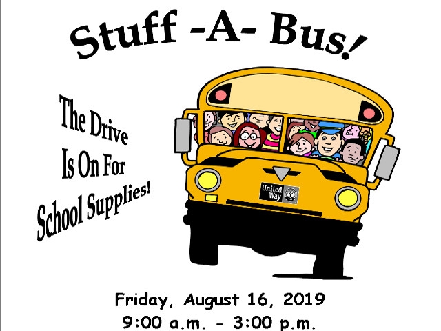 Donate School Supplies at Compass FCU for 2019 United Way’s ‘Stuff-A-Bus’ Program