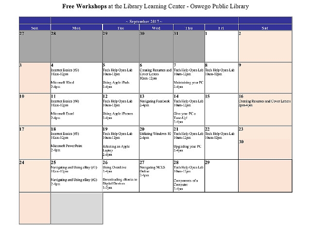 Library Learning Center Offering Course on Resume, Cover Letter Writing