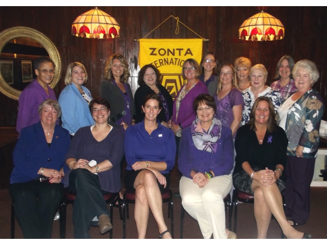 ZONTA Recognizes 2016 Domestic Violence Awareness Month